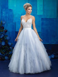Allure Size 6 9425 Ivory/Platinum Gown