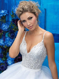 Allure Size 6 9425 Ivory/Platinum Gown