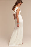 Badgley Mischka Size 2 Heather Ivory Gown