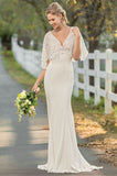 Casablanca Size 10 BL275 Cheyenne Ivory/Nude Gown