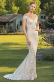 Casablanca Size 10 BL279 Cleo Champagne/Ivory Gown