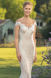 Casablanca Size 10 BL279 Cleo Champagne/Ivory Gown