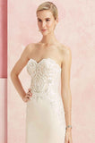 Casablanca Size 12 BL224 Confidence Champagne/Ivory Gown