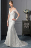Casablanca Size 12 BL239 Carolina Ivory/Nude Gown