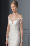 Casablanca Size 12 BL239 Carolina Ivory/Nude Gown