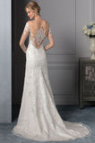 Casablanca Size 12 BL239 Carolina Ivory/Nude Gown
