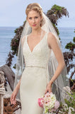 Casablanca Size 6 BL258 Hampton Ivory/Ivory/Silver Gown
