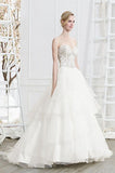 Casablanca Size 8 BL205 Euphoria Ivory/Ivory/Silver Gown