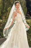 Casablanca Size 8 BL267 Athena Champagne/Ivory Gown