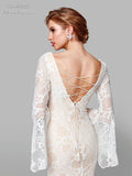 Clarisse Size 16 600101 Ivory/Nude Gown