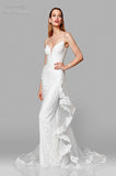 Clarisse Size 8 600141 Ivory Gown