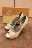 David's Bridal 10 Leighton 10797 Ivory Shoes