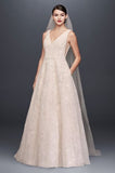 David's Bridal Size 10 CWG792 Ivory Gown
