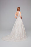 David's Bridal Size 10 CWG792 Ivory Gown