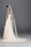 David's Bridal Size 108" 689L Ivory Veil