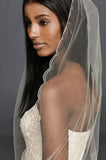 David's Bridal Size 108" 689L Ivory Veil