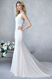 Ella Rosa Size 10 BE448 Ivory/Nude Gown
