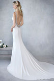 Ella Rosa Size 10 BE448 Ivory/Nude Gown
