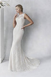 Ella Rosa Size 12 BE465 Champagne/Ivory Gown