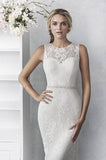 Ella Rosa Size 12 BE465 Champagne/Ivory Gown