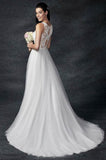 Ella Rosa Size 12 GA2332 Ivory Gown