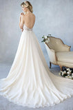 Ella Rosa Size 8 BE427 Ivory/Ivory Gown