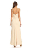 Eva Size S 3238 Champagne Bridesmaid Dress