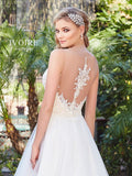 Ivoire Size 10 Donatella Ivory/Light Gold Gown