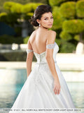Ivoire Size 12 Tabitha Ivory/Light Gold Gown