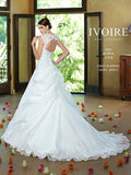 Ivoire Size 14 Bonita V1376 Ivory Gown