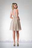 Kanali K Size 10 1706 Mocha Bridesmaid Dress