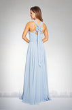 Kanali K Size 10 1756 Dusty Blue Bridesmaid Dress