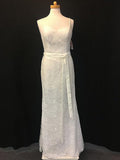 Kanali K Size 12 1713 Ivory Bridesmaid Dress