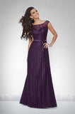 Kanali K Size 12 1764 Plum/Plum Bridesmaid Dress