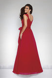 Kanali K Size 14 1733 Claret Bridesmaid Dress