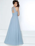 Kanali K Size 14 1770 Dusty Blue Bridesmaid Dress