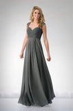 Kanali K Size 8 1701 Charcoal/Charcoal Bridesmaid Dress