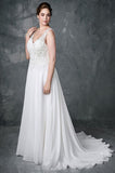 Kenneth Winston Size 16W 3404 Ivory/Silver Gown