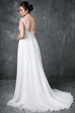 Kenneth Winston Size 16W 3404 Ivory/Silver Gown