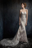Kenneth Winston Size 20 1728 Light Gold/Ivory Gown