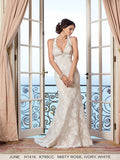 Kitty Chen Couture Size 10 June Misty Rose Gown