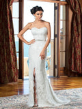 Kitty Chen Size 10 Doris Ivory Gown