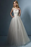 Landa Size 6 D401 Diamond White Gown