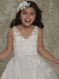 Mary's Bridal Size 6 F536 White Flower Girl Dress