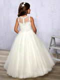 Mary's Bridal Size 6 F575 White Flower Girl Dress