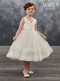 Mary's Bridal Size 8 MB9018 White Flower Girl Dress