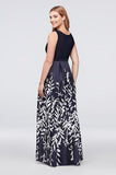 Morgan & Company Size 12 12339 Navy Mother of Bride Dress
