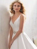 Mori Lee Size 18 Maribella 8123 Ivory/Silver Gown