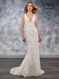 Mary's Bridal Size 12 MB3036 Ivory/Blush Gown
