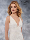 Mary's Bridal Size 12 MB3036 Ivory/Blush Gown